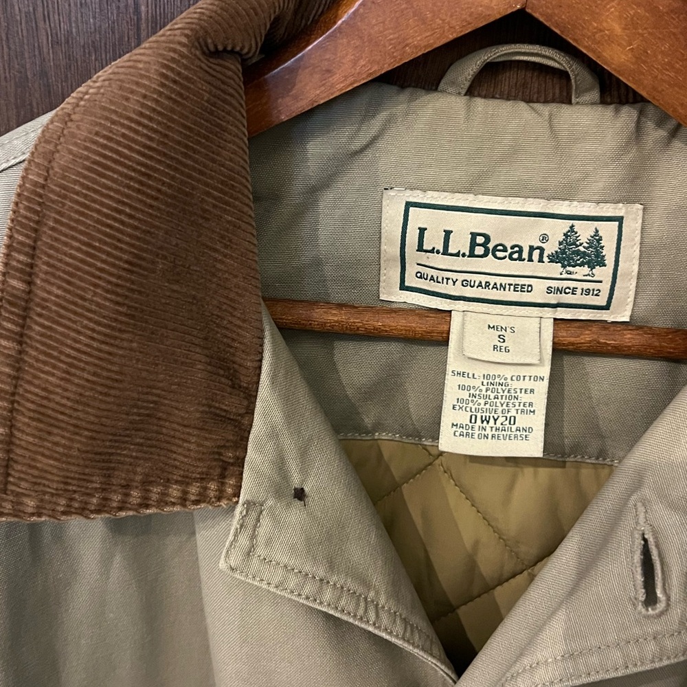 L.L. Bean barn coat
